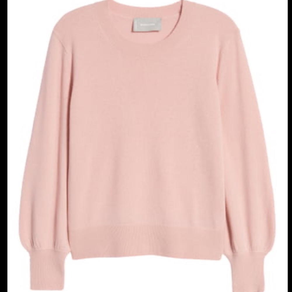 Everlane cashmere lantern sweater NWT
